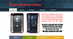 Desktop Screenshot of lucanwindowsanddoors.ie